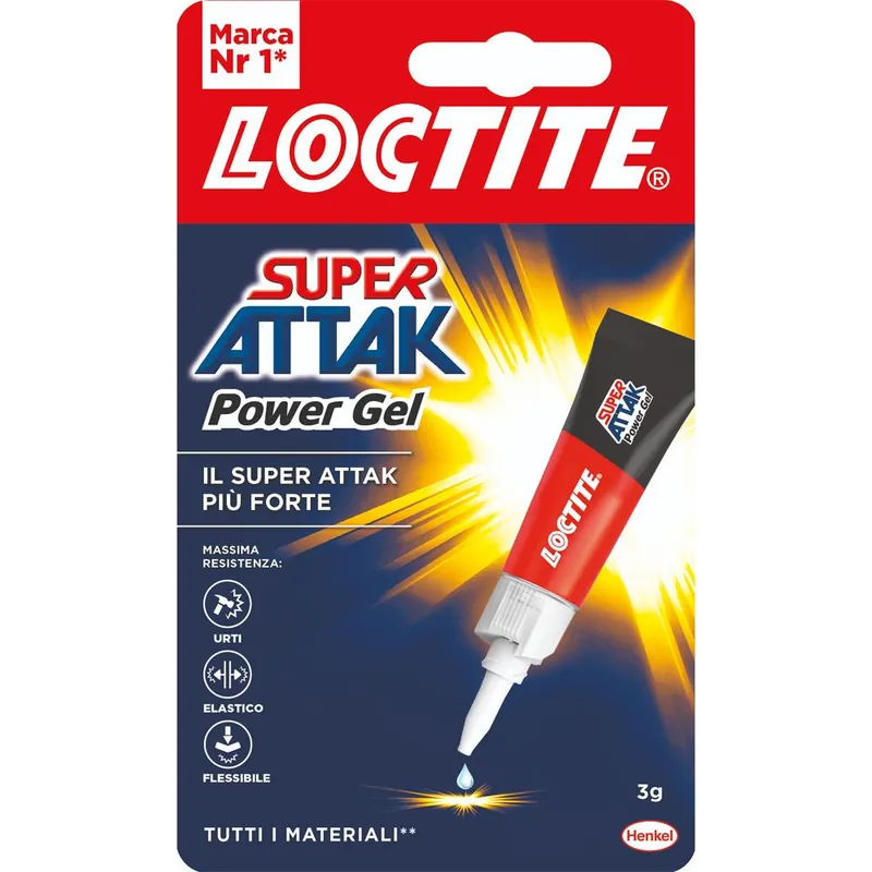 LOCTITE Super attak power gel 3 gr 2631640 loctite by henkel Lage Prijs