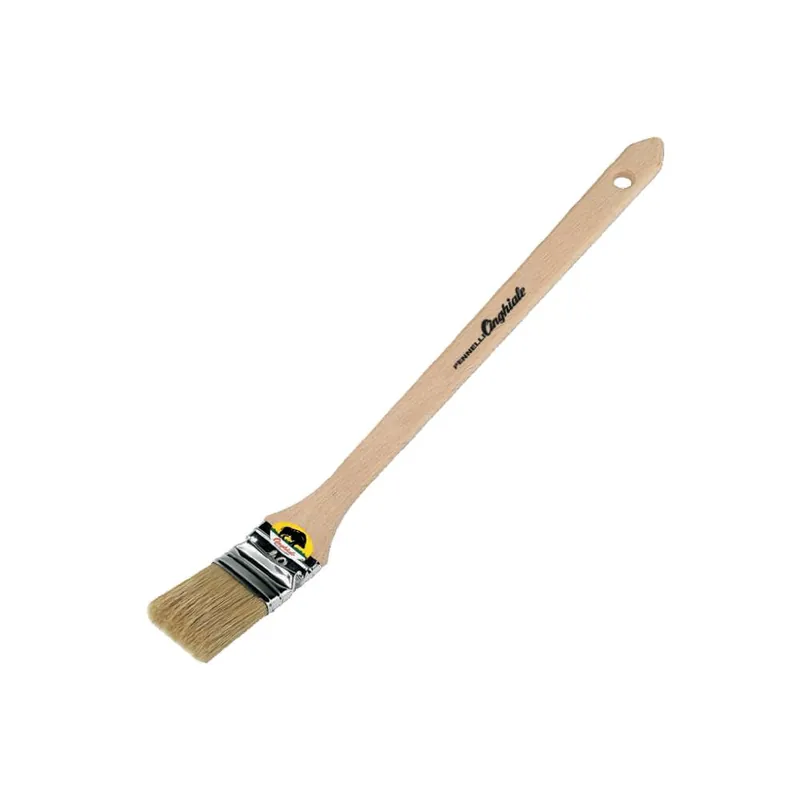 PENNELLI CINGHIALE Pennello radiatore curvo s.593 in setola naturale 60 mm manico legno 25930060 pennelli cinghiale Exclusieve Aanbieding