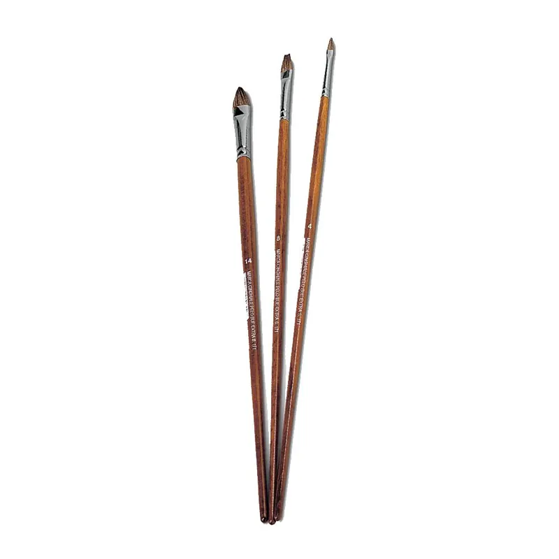 PENNELLI CINGHIALE Pennello belle arti piatto s.171 numero 1 pelo bue manico legno 61710001 pennelli cinghiale Bestel Nu