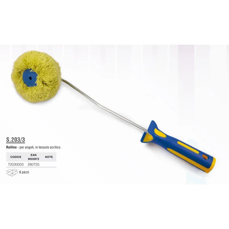 Goedkoop PENNELLI CINGHIALE Rullino per angoli s.30 in tessuto acrilico 72030003 pennelli cinghiale