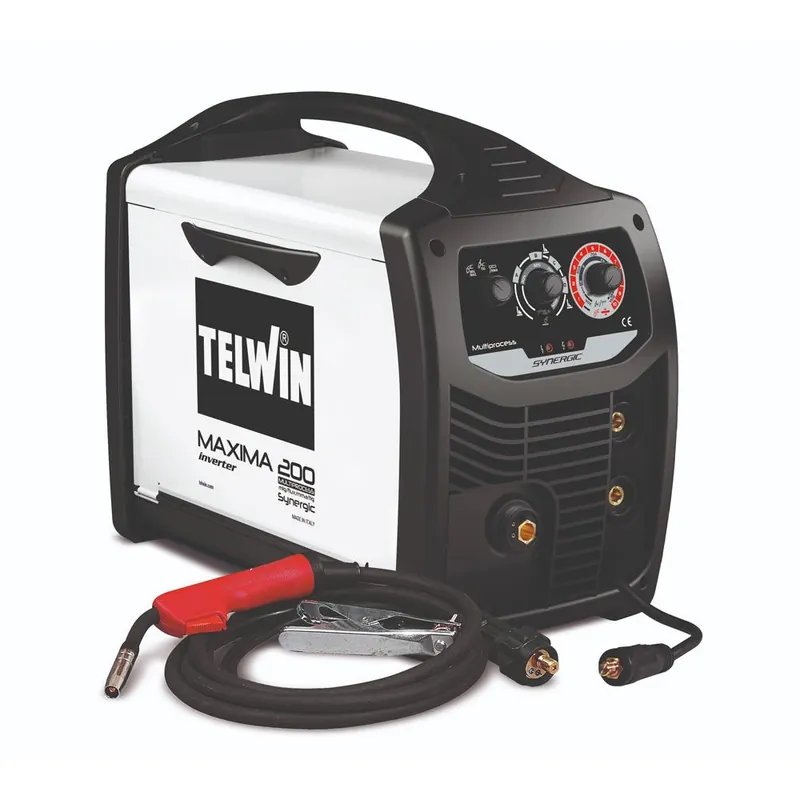 Beste Prijs TELWIN Saldatrice inverter a filo maxima 200 synergic 816087 telwin
