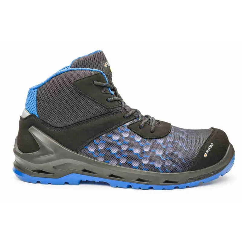 Goedkoop BASE PROTECTION Scarpe antinfortunistiche amagnetiche i4 i-robox blue top s3 esd src b1209a base protection