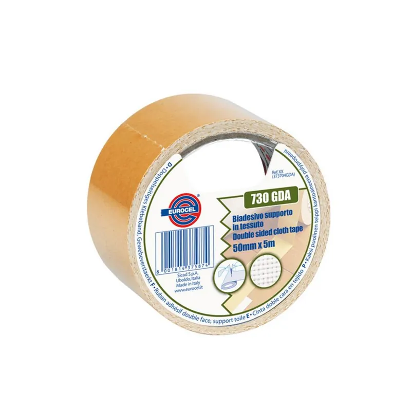 EUROCEL SICAD Nastro biadesivo per tappeti e moquette telato 730 gda altezza 50 mm x 5 mt 041026353 eurocel Direct Verzonden