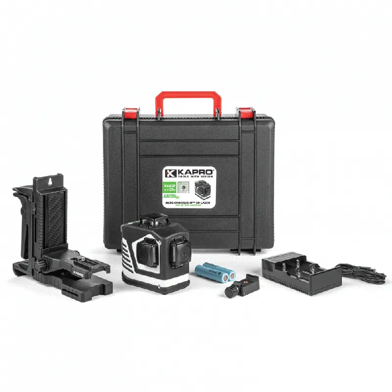 Tijdelijk Beschikbaar KAPRO Livella laser 863g 3d crosslight raggio verde 360° prolaser kapro