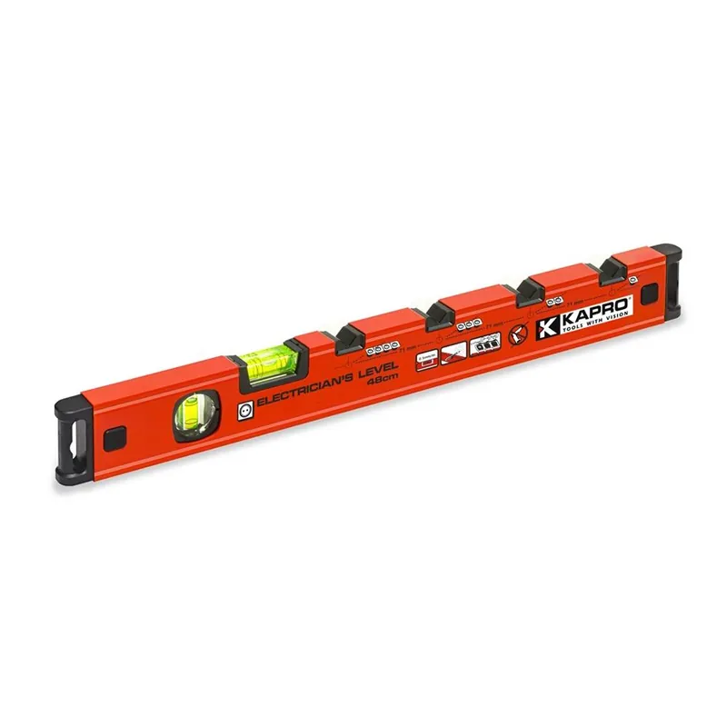 Laatste Kans KAPRO Livella professionale in alluminio per elettricista 48 cm 2 bolle 783-48 kapro