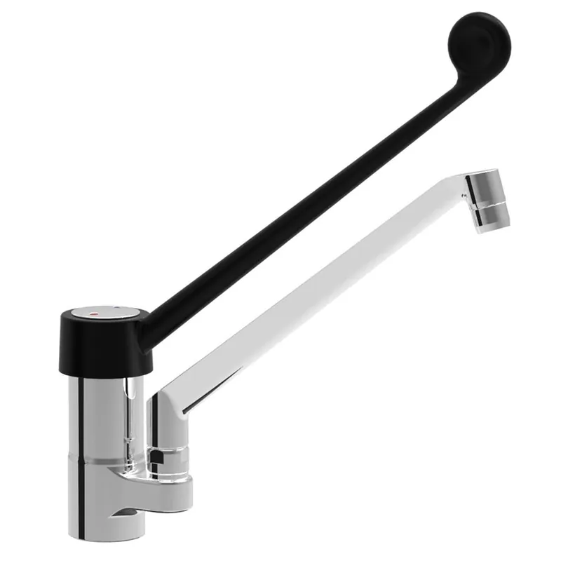 Alleen Vandaag TASSINARI RUBINETTERIE Miscelatore professionale canna 25 cm e leva clinica 30 cm giove 3059 tassinari
