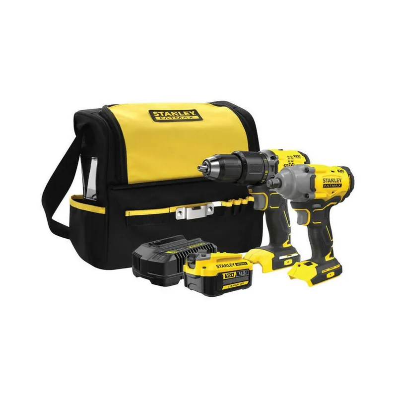 Actieprijs STANLEY Trapano avvitatore percussione brushless 18v li-ion sfmcd715 + avvitatore ad impulsi a batteria 18v brushless attacco 1/2
