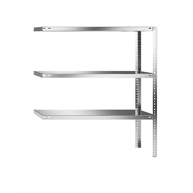 Korting INOX POWER Scaffale di prolungamento in acciaio inox aisi 304 con 3 piani 100 x 40 altezza h 150 cm