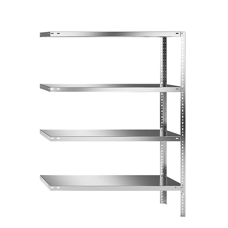 Dagaanbieding INOX POWER Scaffale di prolungamento in acciaio inox aisi 304 con 4 piani 70 x 30 altezza h 180 cm