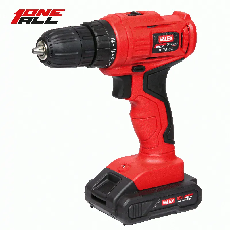 VALEX Trapano avvitatore con 1 batteria 18v oneall m-ta1 18 1429419 valex Gratis Retour