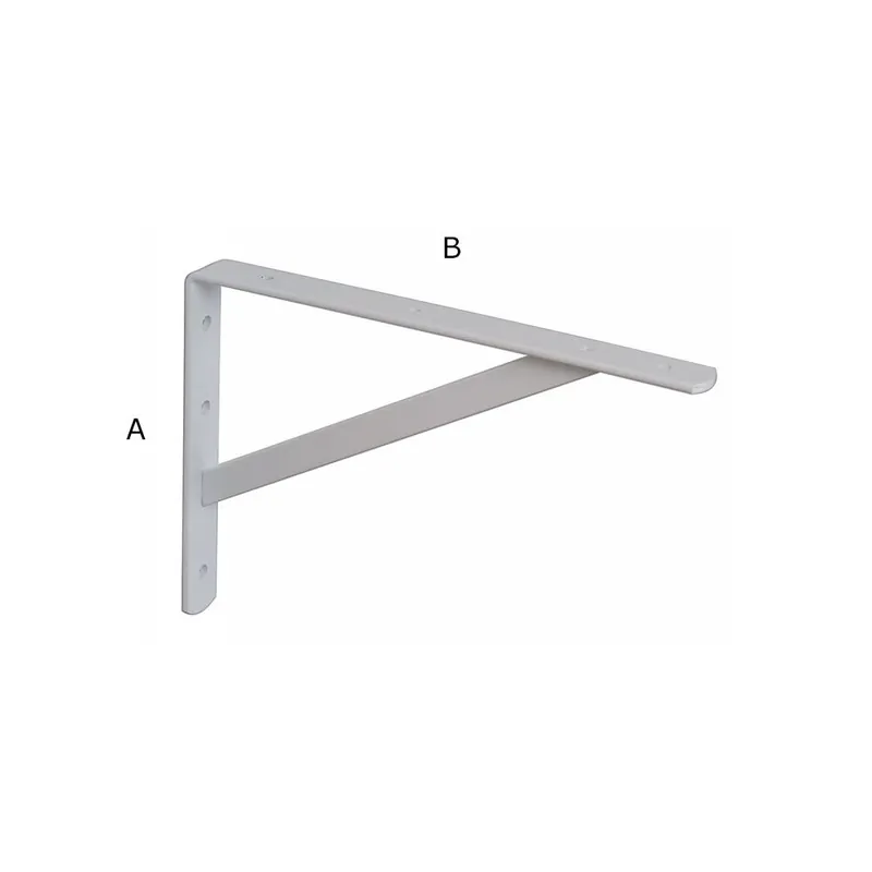 SIPA MINUTERIE Reggi piani mensola pesante acciaio verniciato bianco 300 mm 10 pezzi art. 771 sipa Hete Deal