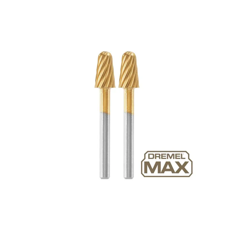 DREMEL Dremel 2 frese al titanio ad alta velocità 6,4 mm conica con testa raggiata 117dm dremel max Betaalbaar