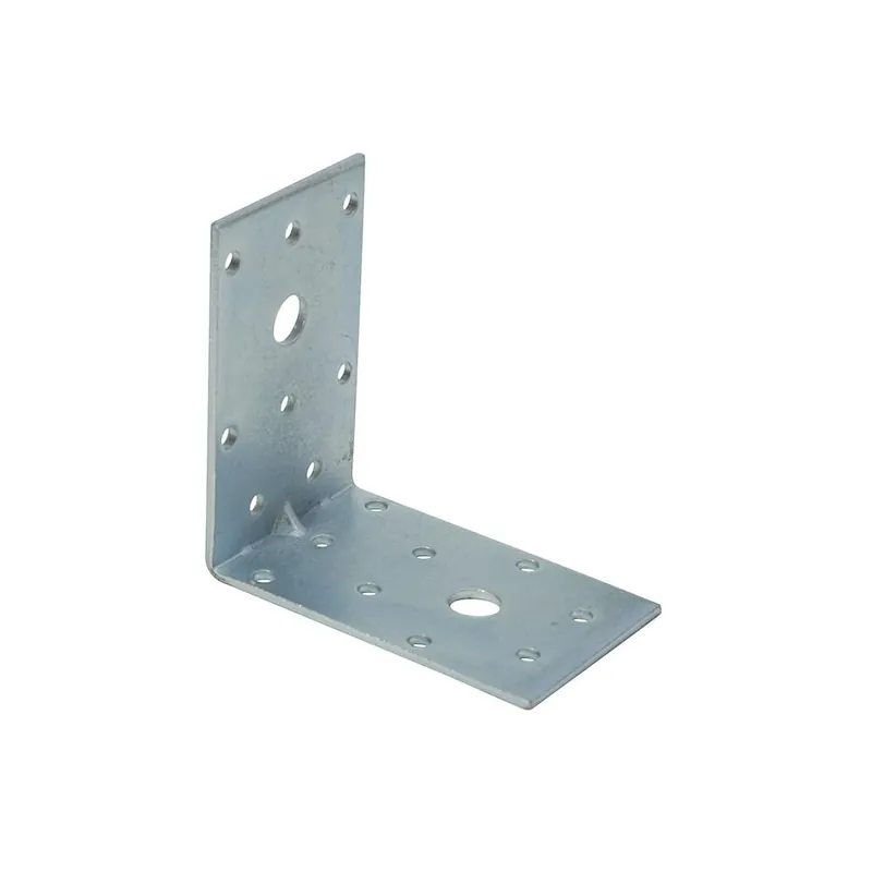 SIPA MINUTERIE Piastra angolare metallica acciaio zincato multi forata 80 x 80 x l. 50 mm. art. 392 sipa Must-Have