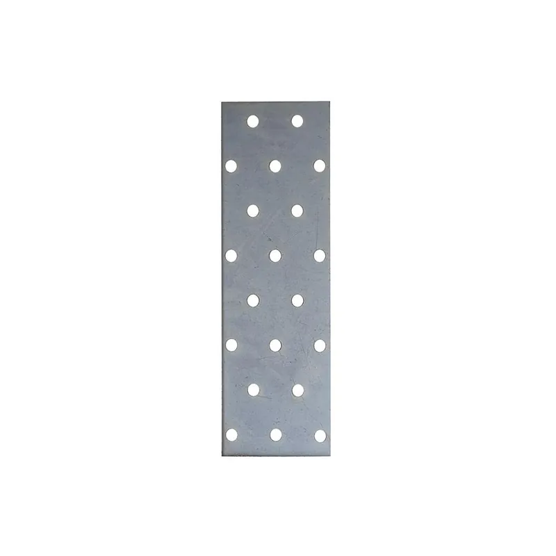 SIPA MINUTERIE Lastra piastra metallica acciaio zincato pesante forata 50 x 120 mm 50 pezzi art. 352 sipa Favoriet