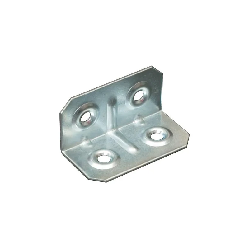 Goedkoop SIPA MINUTERIE Lastrina piastrina angolare metallica acciaio zincato forata 20 x 20 mm 100 pezzi art. 120 sipa