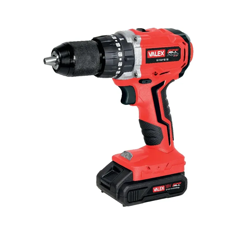 VALEX Trapano avvitatore a batteria brushless con percussione 18v con batteria li-ion oneall m-tap b 18k2 1429446 valex Nieuw
