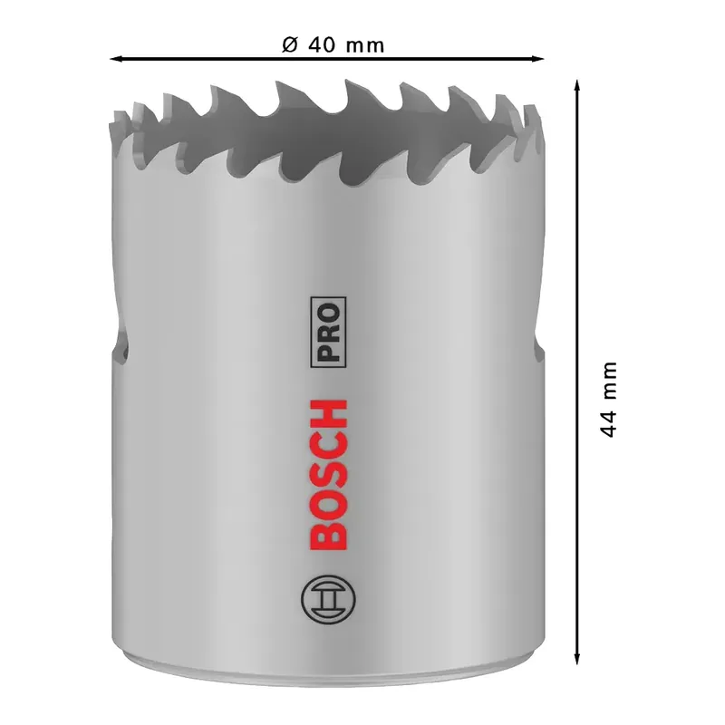 Tijdelijk Beschikbaar BOSCH Sega a tazza bimetallica hss pro diametro 40 mm 2608901507 bosch