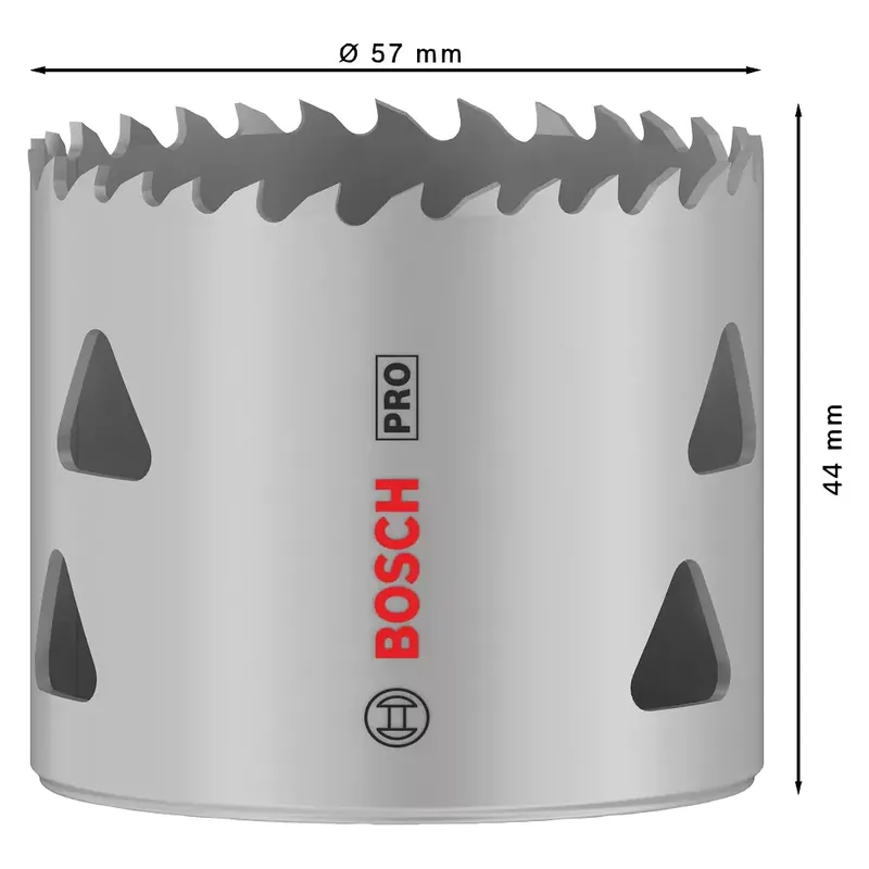 Shop Nu BOSCH Sega a tazza bimetallica hss pro diametro 57 mm 2608901517 bosch