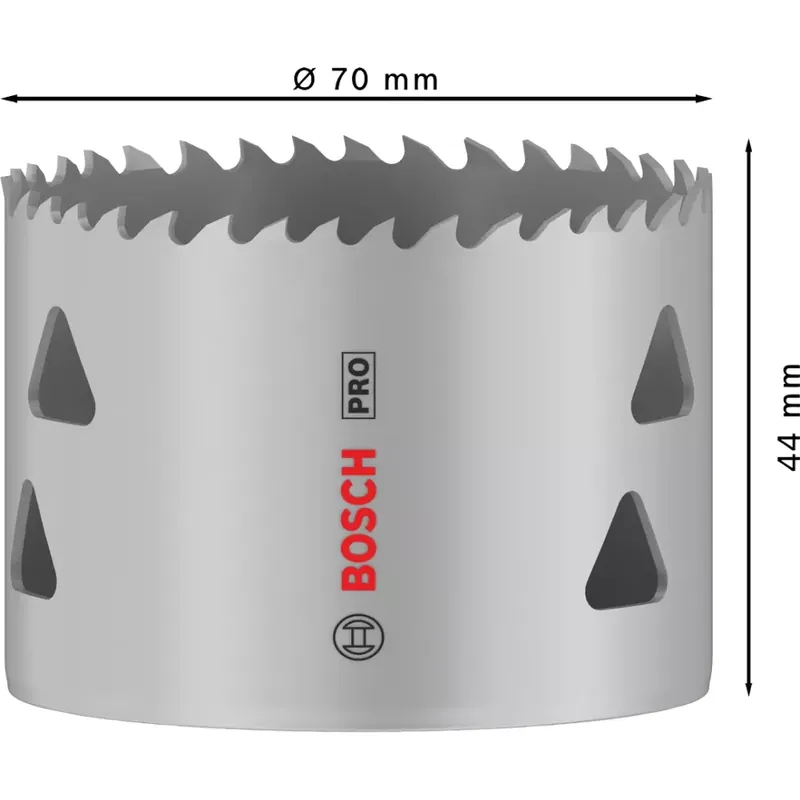Beperkt Aanbod BOSCH Sega a tazza bimetallica hss pro diametro 70 mm 2608901524 bosch
