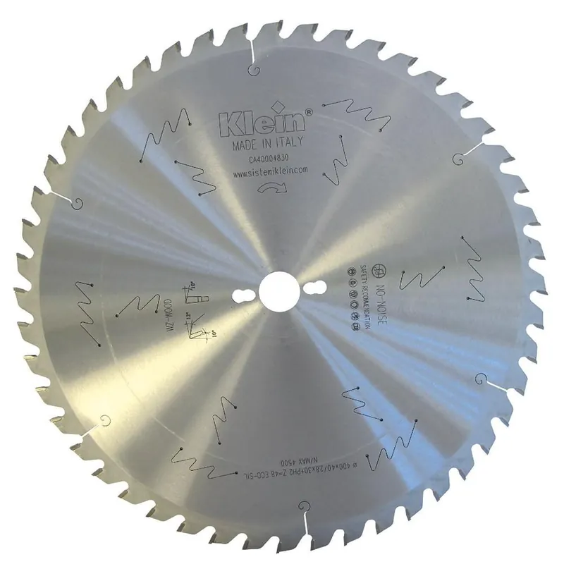Betrouwbaar KLEIN Lama circolare universale hw d=600, d=30, b/c=5.2/3.6, z (nr. denti)=60, ? (angolo di taglio)=14°, fori trasc.=ph01 ca600.06030 klein