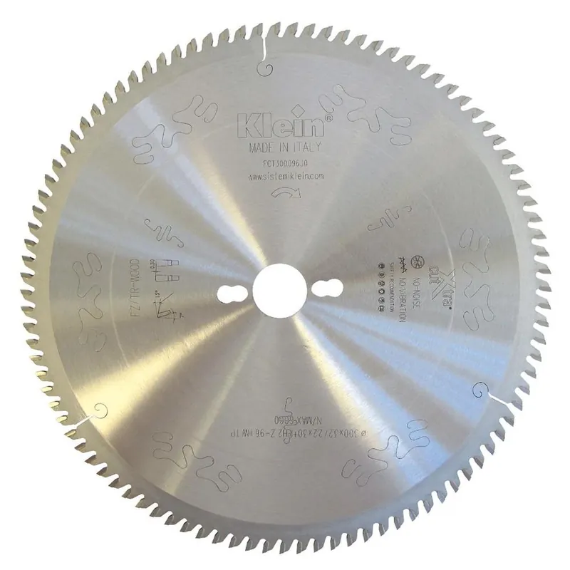 Betrouwbaar KLEIN Lama circolare hw per pannelli bilaminati extracut d=300, d=30, b/c=3.2/2.2, z (nr. denti)=96, fori trasc.=ph02 fct300.09630 klein