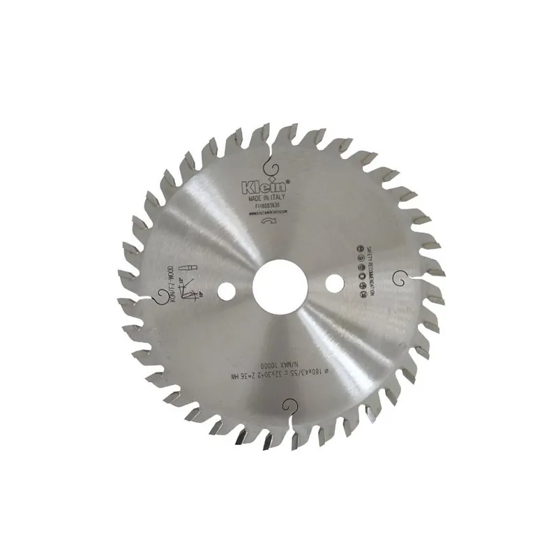 Aanbieding KLEIN Lama circolare hw incisori conici d=180, d=45, z (nr. denti)=36, b-b1/c=4.7-6.0/3.5, fori trasc.=holzma fi181.03645 klein