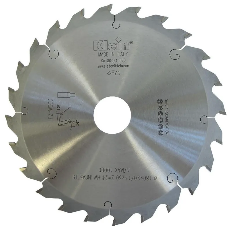 Bestseller KLEIN Lama circolare hw per scanalature d=180, d=30, b/c=10.0/6.0, z (nr. denti)=24 ka180.0243099 klein
