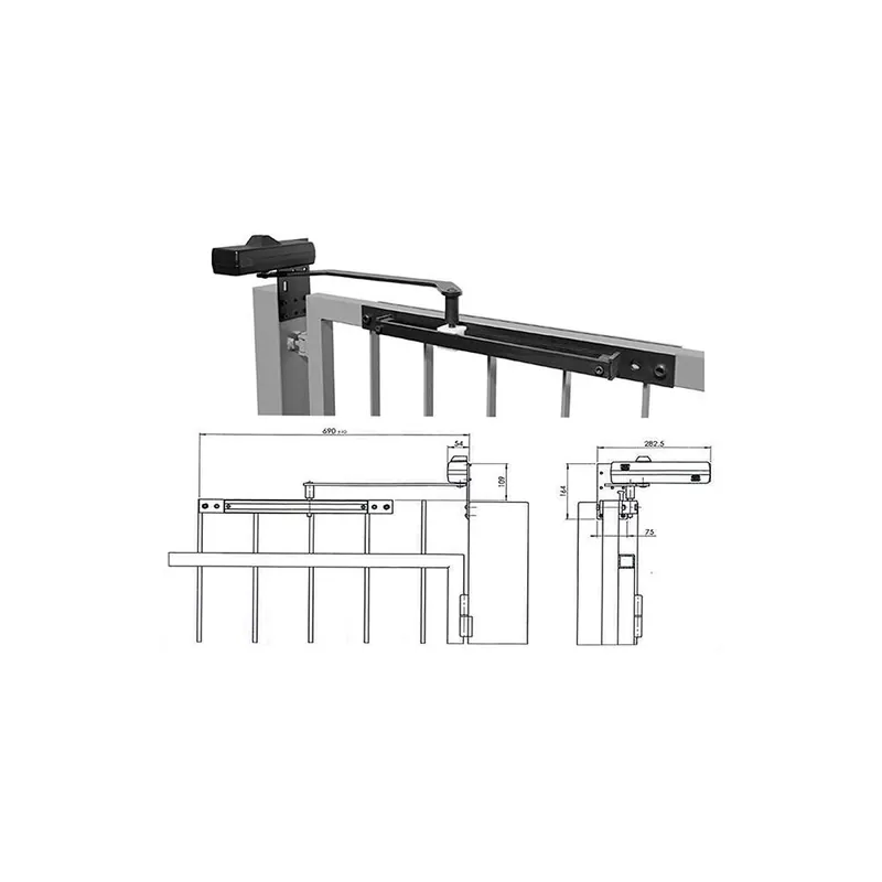 ASSA ABLOY Chiudicancello mm 1000 dc620g assa abloy Snelle Levering