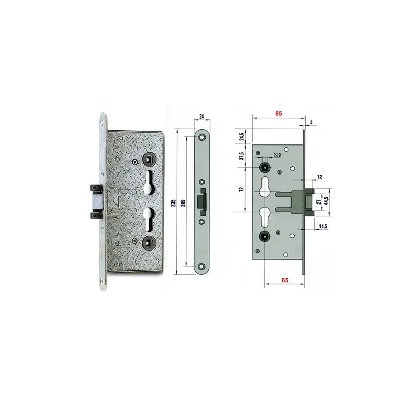 Gratis Retour ASSA ABLOY Serratura tagliafuoco pn8003265 nemef assa abloy