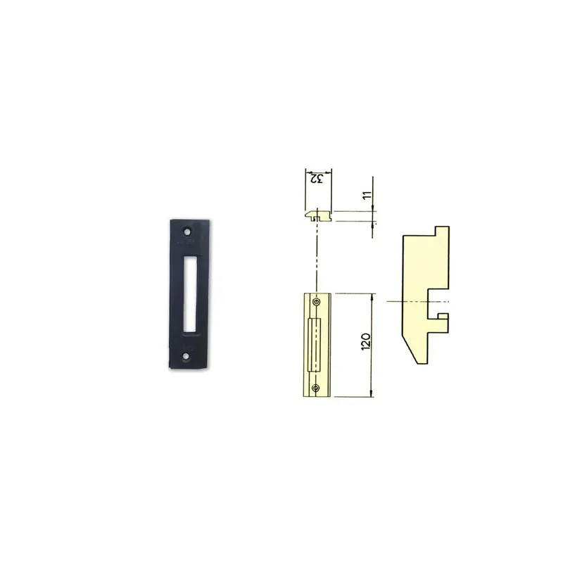 ASSA ABLOY Contropiastra per 950/960 0296008 yale Nieuw
