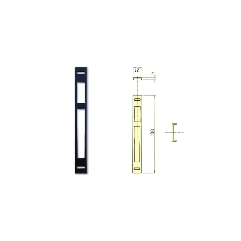 Gecertificeerd ASSA ABLOY Contropiastra regolabile 0298034 yale