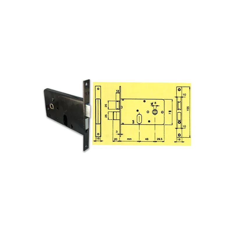 Lage Kosten ASSA ABLOY Serratura infilare e70 cil ovale 8600070 yale