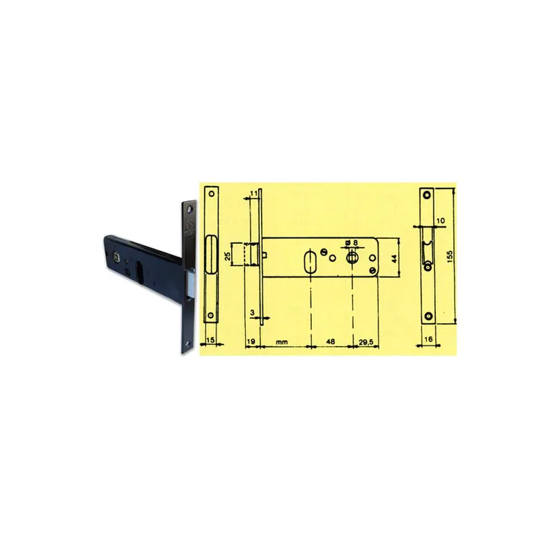 Lage Prijs ASSA ABLOY Serratura infilare e70 cil ovale 8700070 yale