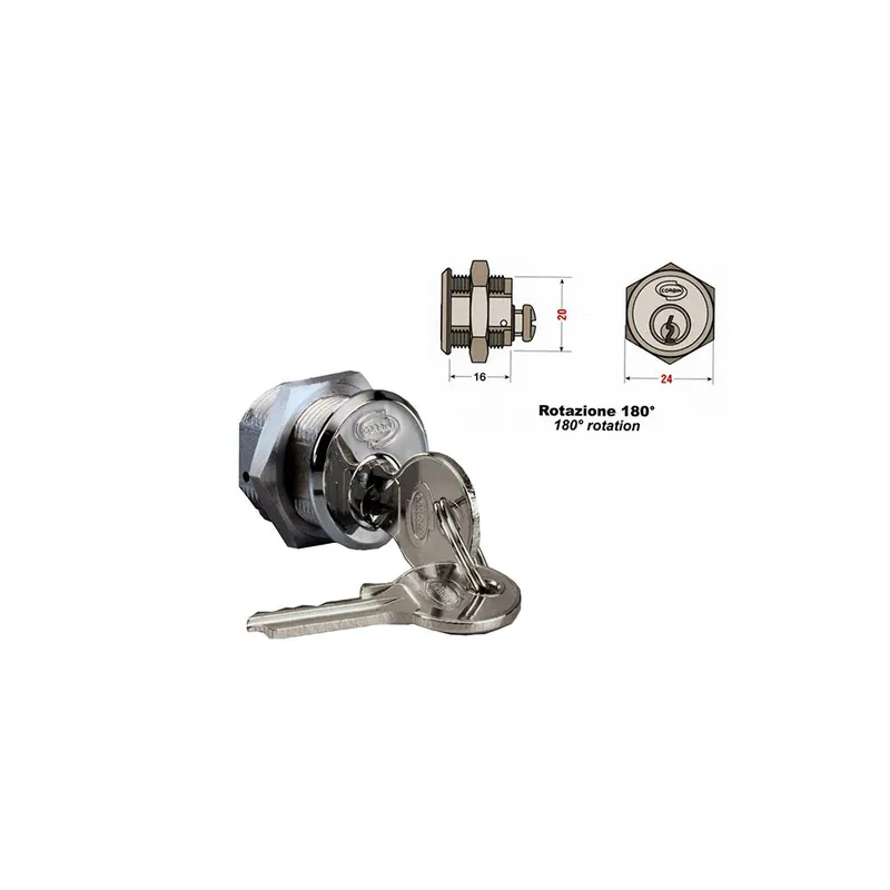 Direct Verzonden ASSA ABLOY Serratura cilindretto mm 20 8950020 yale