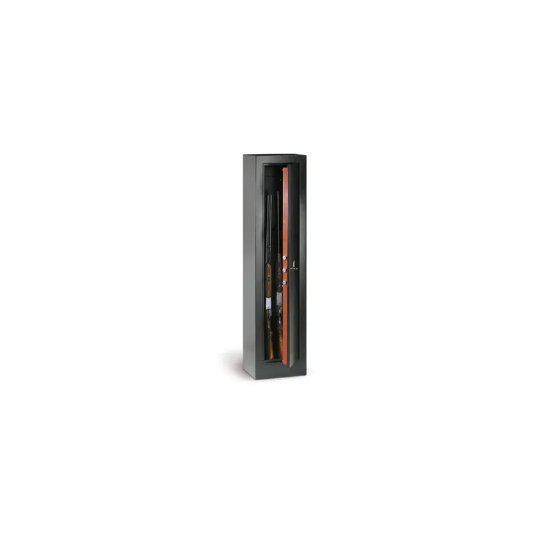 Bestseller TECHNOMAX Cassaforte a chiave porta fucili 5 posti con ripiano hs/40 technomax