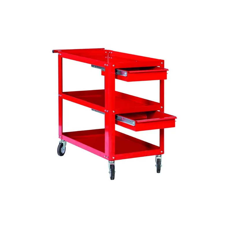 Merkproduct DERBY Carrello porta utensili officina 3 piani e 2 cassetti rosso gr05-d derby
