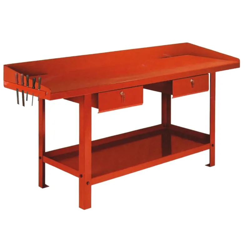 DERBY Banco da lavoro 150 cm con 2 cassetti rosso gr08 derby Merkproduct
