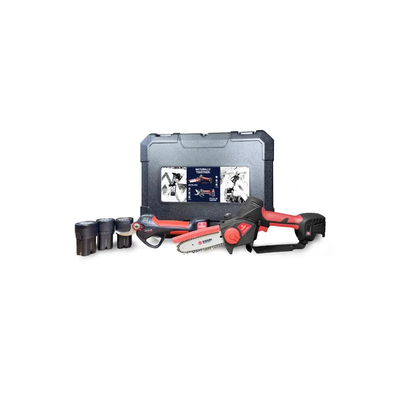 Betrouwbaar BLUE BIRD Kit potatura forbici cesoie ps 23 35 faster + seghetto potatore cs 23 05a con 3 batterie al litio 16,8v 2,5 ah 889090 blue bird