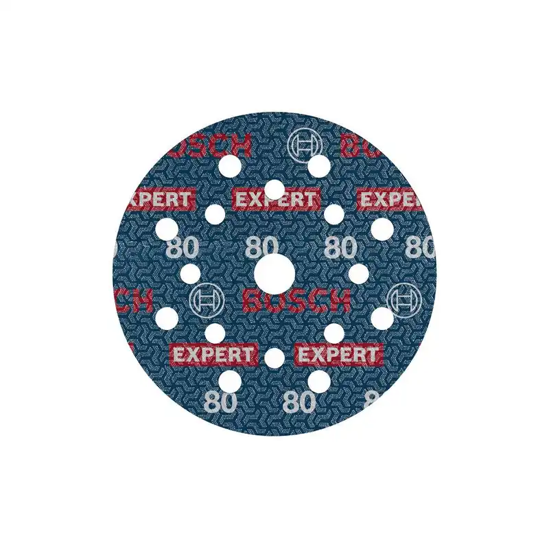 BOSCH Dischi abrasivi in film expert o780 per levigatrice rotorbitale 125 mm grana 80 box 50 pezzi 2608902409 bosch Rechtstreeks Van De Fabrikant