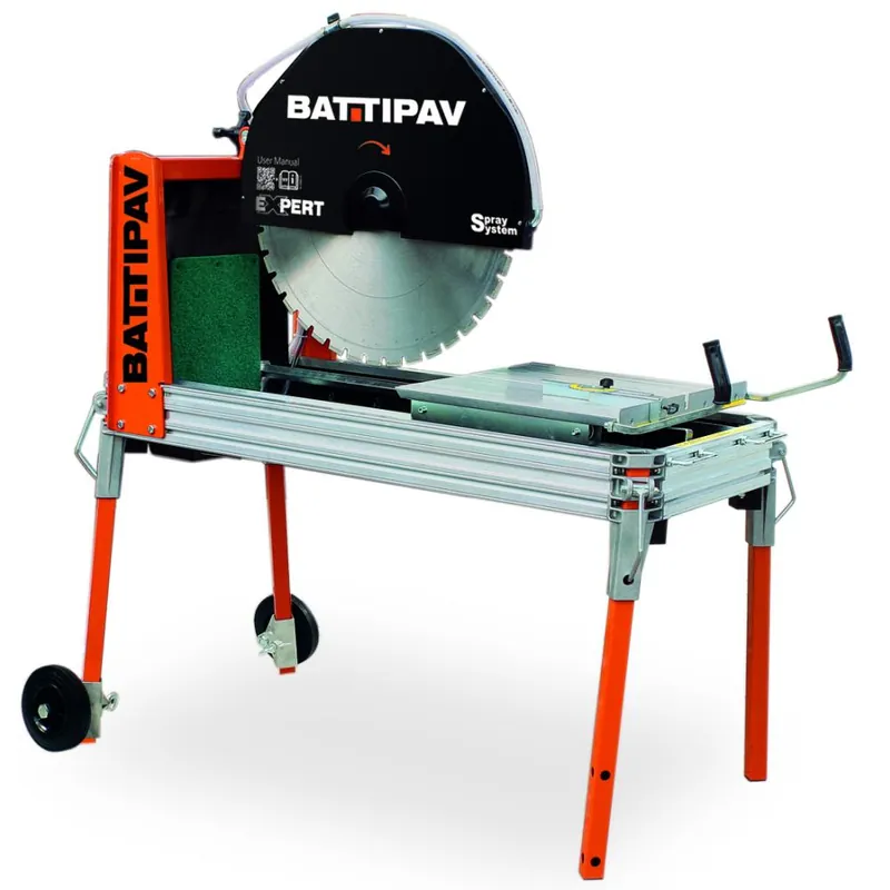 Gratis Retour BATTIPAV Segatrice per edilizia mattoni blocchi di cemento poron pietra naturale marmo granito expert 700 400v 9700 battipav