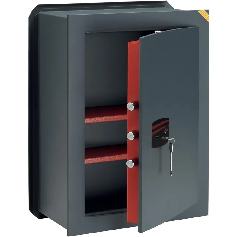 Snelle Levering STARK Cassaforte a muro chiave doppia mappa spessore porta 10 mm. l.44,2 x h.61,5 x p.28 cm. 1807p stark
