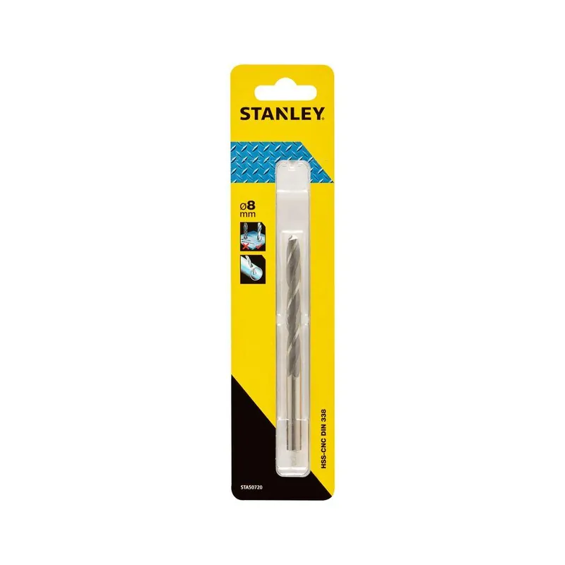 Veilige Betaling STANLEY Punta per metallo hss-cnc da 8 mm sta50720-qz stanley
