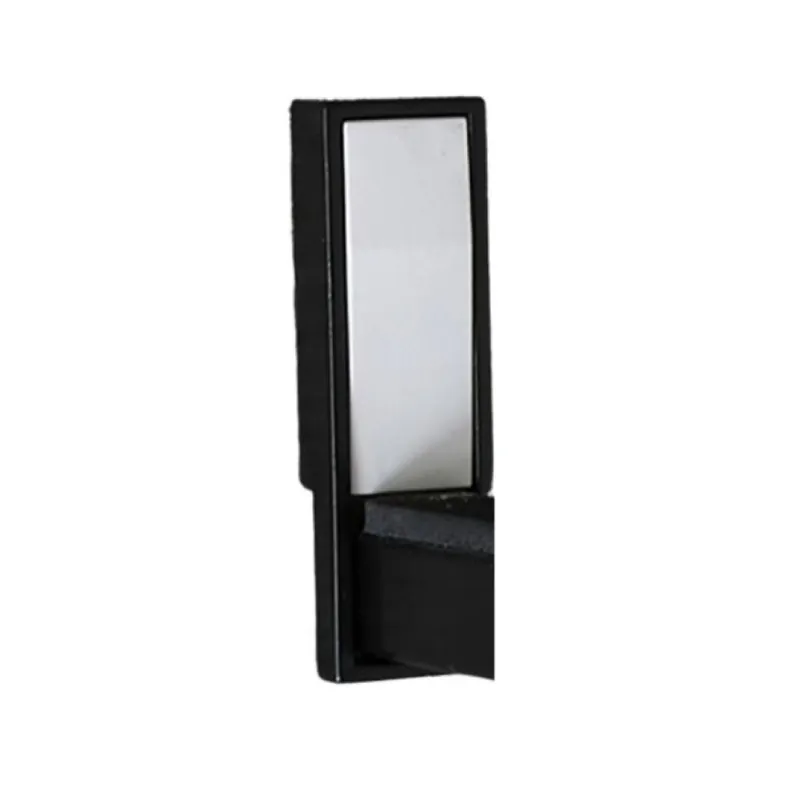 Laatste Versie Supporto laterale Flow System Confalonieri, per Tubo quadro 18x18 mm, Neoprene finitura Bronzo Verniciato