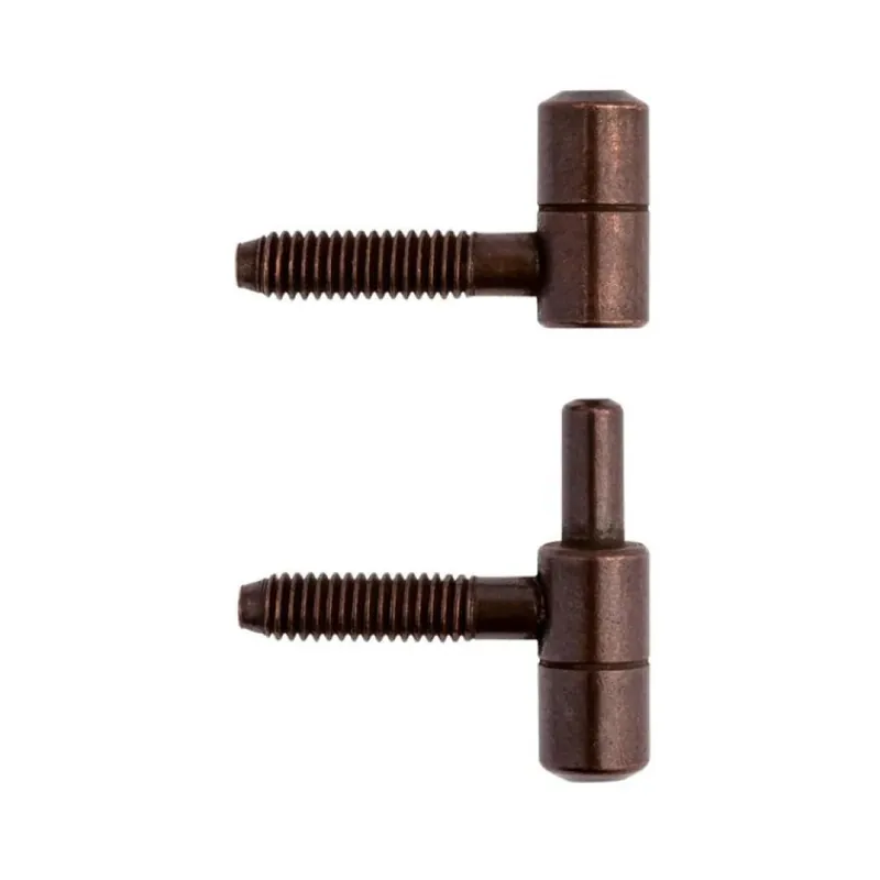 Cerniera anuba E00119 AGB per legno, diametro 14 mm, altezza 49,5 mm, Acciaio finitura Bronzato Gecertificeerd
