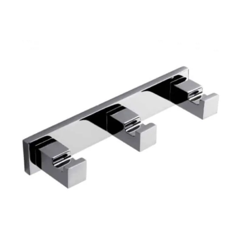Gecertificeerd Portabito multiplo Look LC37 Colombo Design per appenderia, dimensione 145x35x40 mm, Ottone finitura Cromo