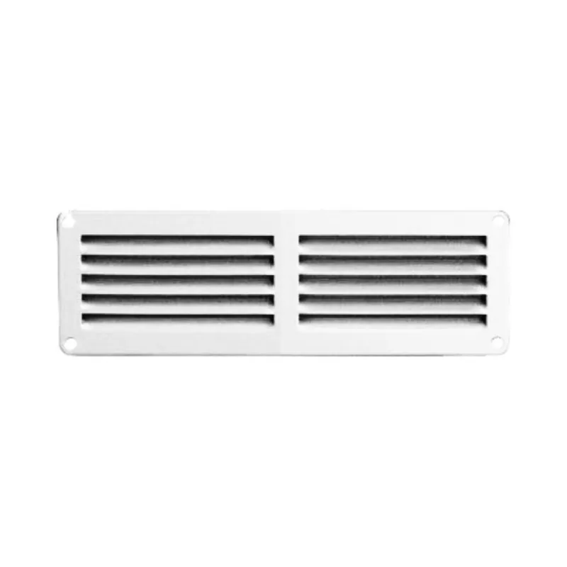 Fabrieksprijs Griglia rettangolare da sovrapporre GIN206R la Ventilazione per Aerazione, rete interna, dimensione 200x60 mm, Acciaio Inox finitura Lucida