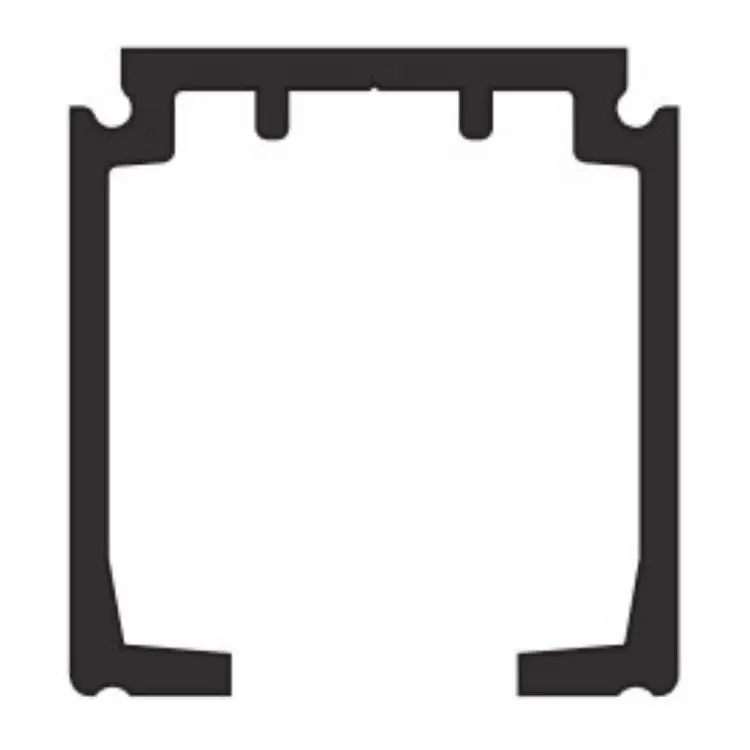 Binario Superiore 1280 Terno, per porta e sistemi scorrevoli, dimensione 31x31 mm, portata 120 Kg, Alluminio finitura Anodizzato Argento Laatste Kans