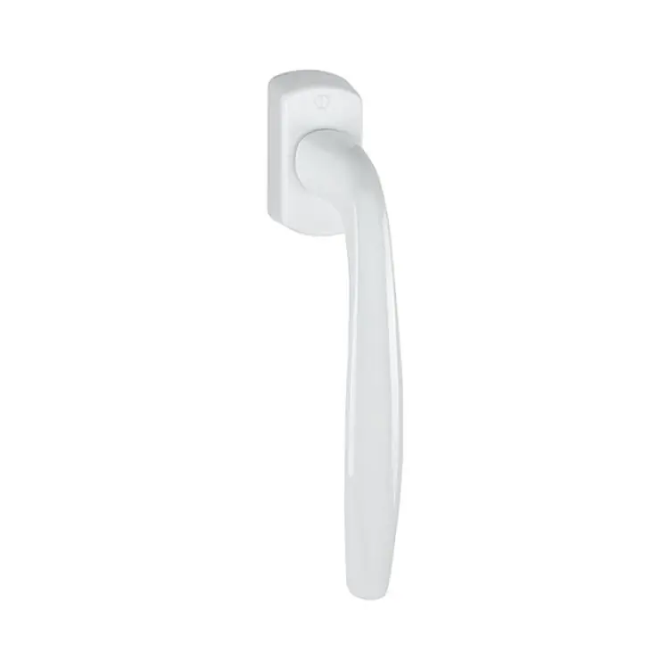 Maniglia martellina Dk New York Hoppe per scorrevole parallelo con Sekustik e Variofit, lunghezza quadro 7x32-42 mm, Alluminio finitura Bianco Traffico F9016 Nieuw