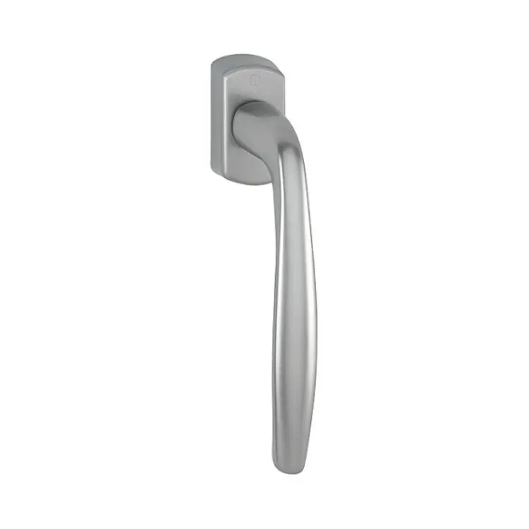 Maniglia martellina Dk New York Hoppe per scorrevole parallelo con Secustik e Variofit, lunghezza quadro 7x32-42 mm, Alluminio finitura Titanio F9 Flitsaanbieding