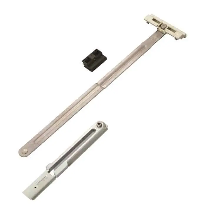 Braccio supplementare Destro Ribanta 5 Savio 3200.800R per anta ribalta, LBB superiore a 1200 mm, finitura Zincata Bianca Koop Online